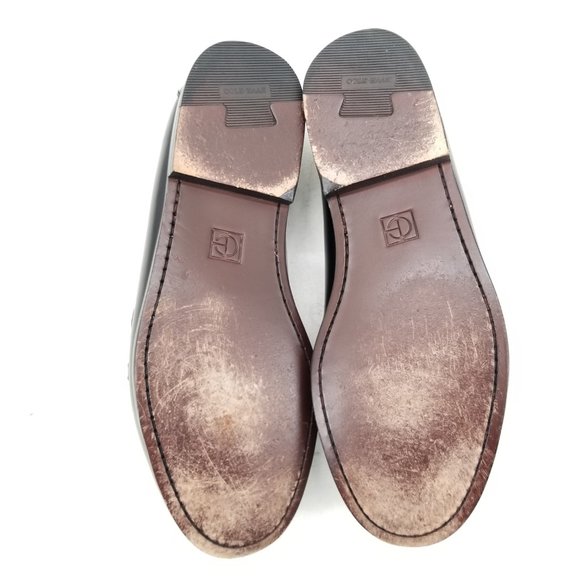 Cole Haan Mens Black Leather Tassel Career Dress Shoes Size 8.5 EEE - Picture 6 of 8